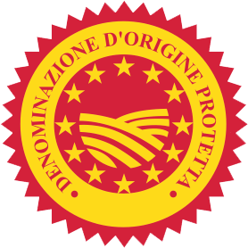 Produzione del formaggio DOP logo